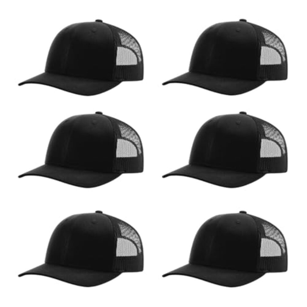 Classic Six-Panel Adjustable Snapback Trucker Cap… - image 1